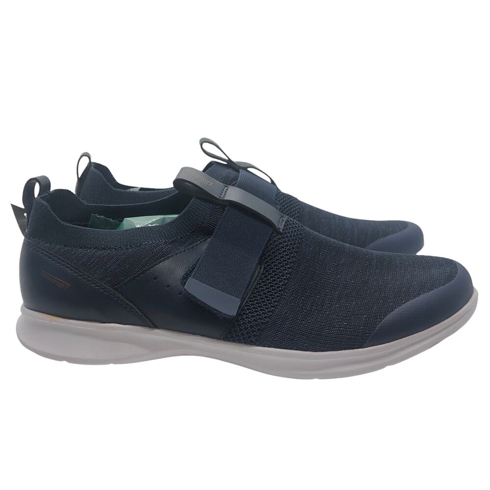 Copper Fit Women's Slip On Spirit Strap Walking Shoe Blue SIZE 9